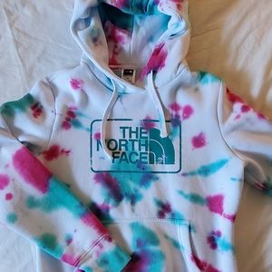 North Face tie dye hoodie